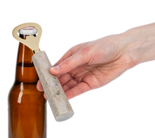 Load image into Gallery viewer, Beige Marble Bottle Opener by Ganz CB179883