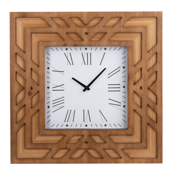 Layered Mod Mountain Square Wall Clock by Ganz CB180521
