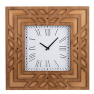Layered Mod Mountain Square Wall Clock by Ganz CB180521
