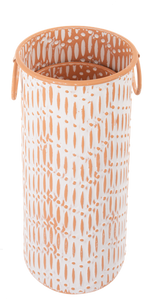 Tall Embossed Zig Zag Terracotta Planter by Ganz CB180918