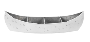 Distressed White Canoe Planter by Ganz CB181500