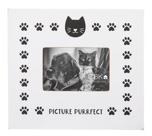 Cat Face 4x6" Picture Frame by Ganz CB183041