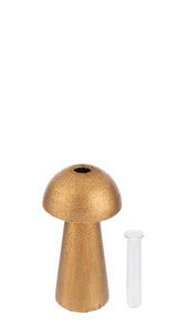 Gold Mushroom Bud Vase by Ganz CB184136