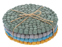 Load image into Gallery viewer, Handmade Felted Wool Meadow Trivet by Ganz CB184366