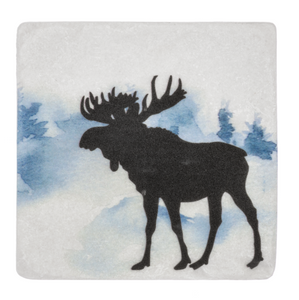 Animal Silhouette with Forest Coaster (4pc Set) by Ganz CB184473