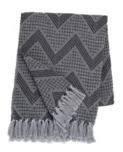 Load image into Gallery viewer, Textured Zig Zag Woven Throw by Ganz CB184488