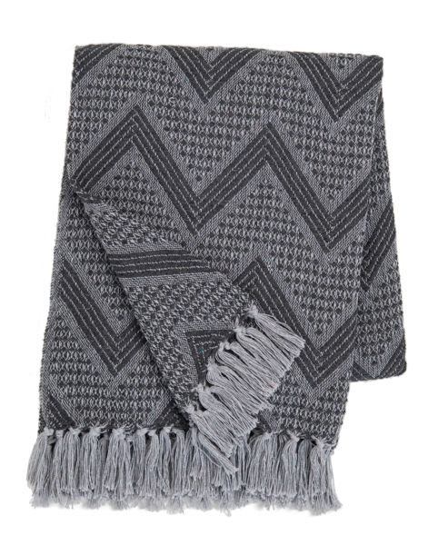 Textured Zig Zag Woven Throw by Ganz CB184488