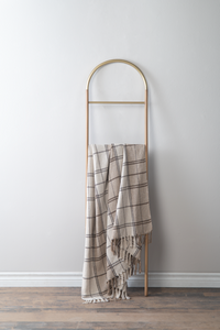 Plaid Woven Throw by Ganz CB184801