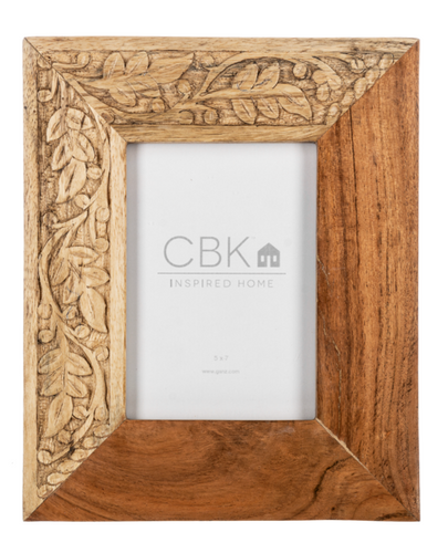 Carved Leaf 5x7 Picture Frame by Ganz CB184980