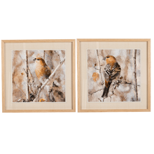 Load image into Gallery viewer, Framed Bird on Branch Decor by Ganz CB185563