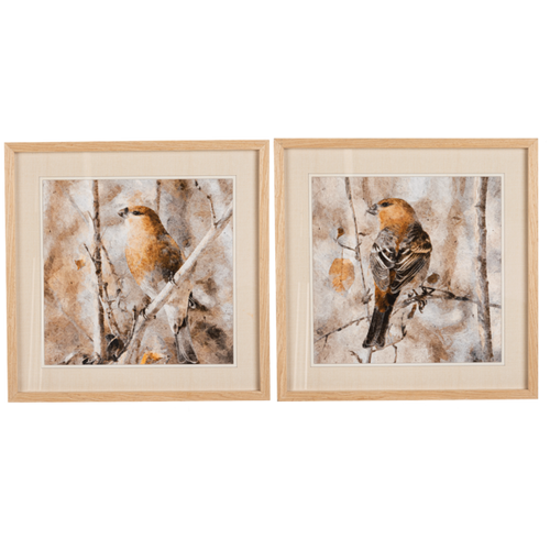 Framed Bird on Branch Wall Decor by Ganz CB185563