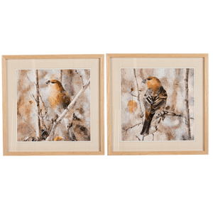 Framed Bird on Branch Wall Decor by Ganz CB185563