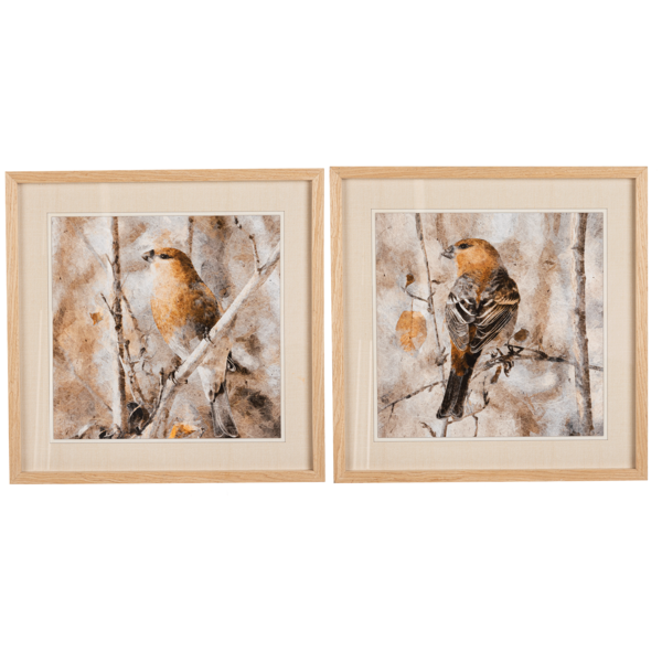 Framed Bird on Branch Wall Decor by Ganz CB185563