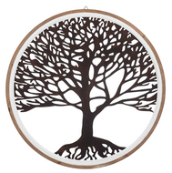 Round Framed Laser Cut Tree of Life Wall Decor by Ganz CB185684