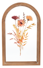 Load image into Gallery viewer, Arch Framed Pressed Flower Wall Decor by Ganz CB186002