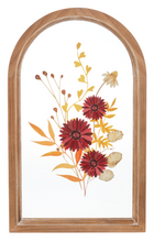 Load image into Gallery viewer, Arch Framed Pressed Flower Wall Decor by Ganz CB186002