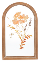 Load image into Gallery viewer, Arch Framed Pressed Flower Wall Decor by Ganz CB186002