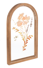 Load image into Gallery viewer, Arch Framed Pressed Flower Wall Decor by Ganz CB186002