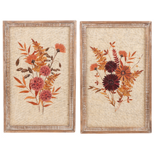 Load image into Gallery viewer, Framed Wild Flower Wall Decor by Ganz CB186013