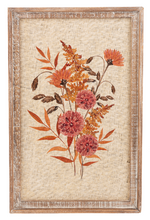 Load image into Gallery viewer, Framed Wild Flower Wall Decor by Ganz CB186013