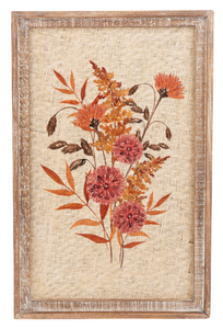 Framed Wild Flower Wall Decor by Ganz CB186013