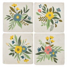 Load image into Gallery viewer, Meadow Flower Coaster (4pc Set) by Ganz CB186464