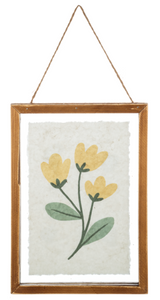 Meadow Floral Wall Decor in Floating Frame by Ganz CB186470