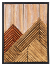 Load image into Gallery viewer, Modern Slat Mountain Wall Decor by Ganz CB186871