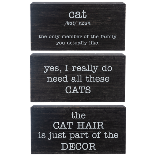 Cat Humor Text Message Block by Ganz CB186935