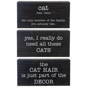 Cat Humor Text Message Block by Ganz CB186935