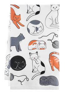 Cat Tea Towel  by Ganz CB186940