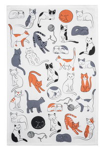 Cat Tea Towel  by Ganz CB186940