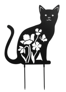 Cat Laser Cut Stake by Ganz CB186944