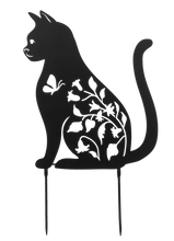 Load image into Gallery viewer, Cat Laser Cut Stake by Ganz CB186944