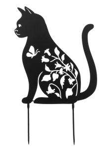 Cat Laser Cut Stake by Ganz CB186944