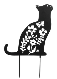 Cat Laser Cut Stake by Ganz CB186944