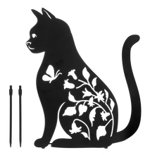 Load image into Gallery viewer, Cat Laser Cut Stake by Ganz CB186944