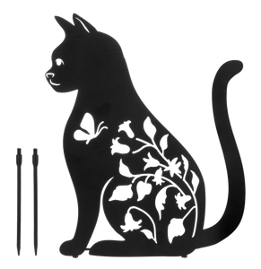 Cat Laser Cut Stake by Ganz CB186944