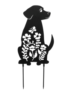 Dog Laser Cut Stake by Ganz CB186945