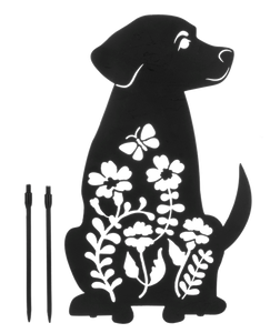 Dog Laser Cut Stake by Ganz CB186945