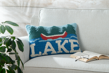 Load image into Gallery viewer, Punch Hook Lake Lumbar Pillow by Ganz CB186962