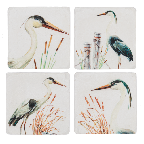 Shorebird Coaster (4pc set) by Ganz CB187157