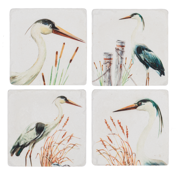 Shorebird Coaster (4pc set) by Ganz CB187157