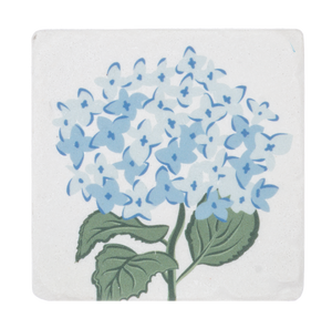 Blue Hydrangea Coaster (4pc set) by Ganz CB187183