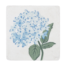 Load image into Gallery viewer, Blue Hydrangea Coaster (4pc set) by Ganz CB187183