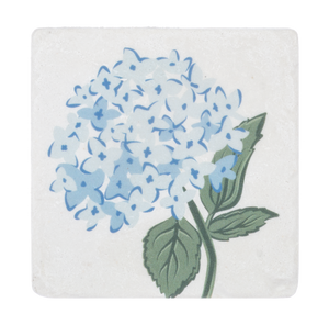 Blue Hydrangea Coaster (4pc set) by Ganz CB187183