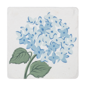 Blue Hydrangea Coaster (4pc set) by Ganz CB187183