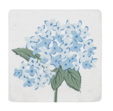 Load image into Gallery viewer, Blue Hydrangea Coaster (4pc set) by Ganz CB187183