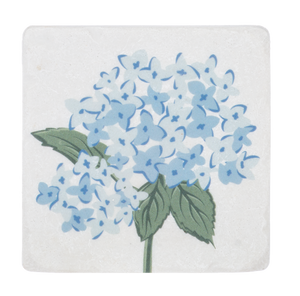 Blue Hydrangea Coaster (4pc set) by Ganz CB187183