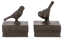 Load image into Gallery viewer, Bird on Books Bookend (1 pair) by Ganz CB187338